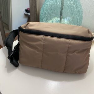Calpak Taupe Crossbody Sling Bag